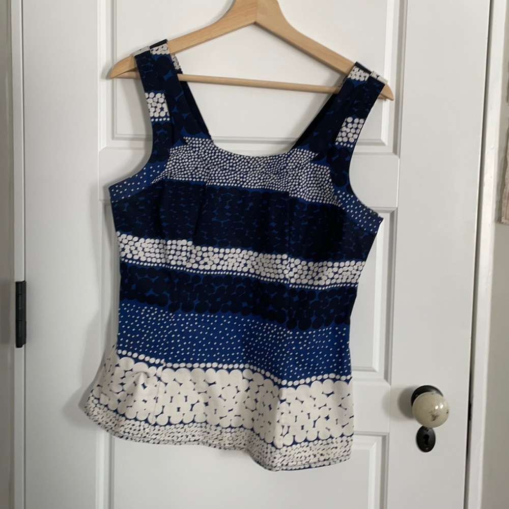Banana Republic Marimekko Peplum top